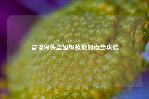 冒险岛侠盗超级技能加点全攻略