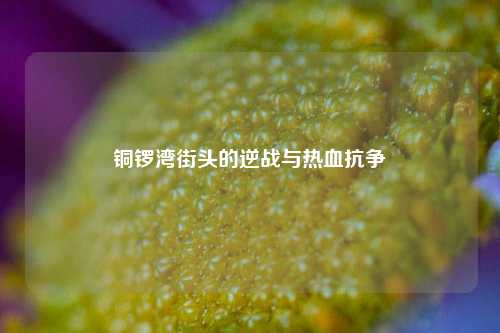 铜锣湾街头的逆战与热血抗争