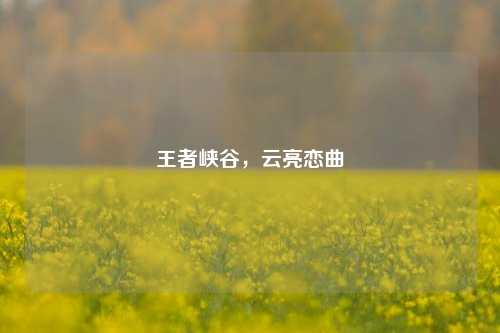 王者峡谷,云亮恋曲