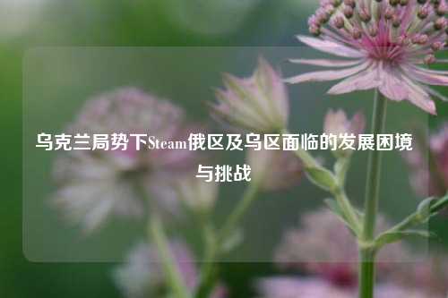 乌克兰局势下Steam俄区及乌区面临的发展困境与挑战