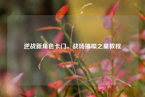 逆战新角色卡门，战场璀璨之星教程